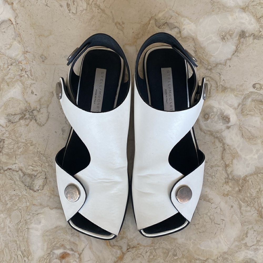 Stella McCartney Leather Sandals Made in Italy - Picture 11 of 15